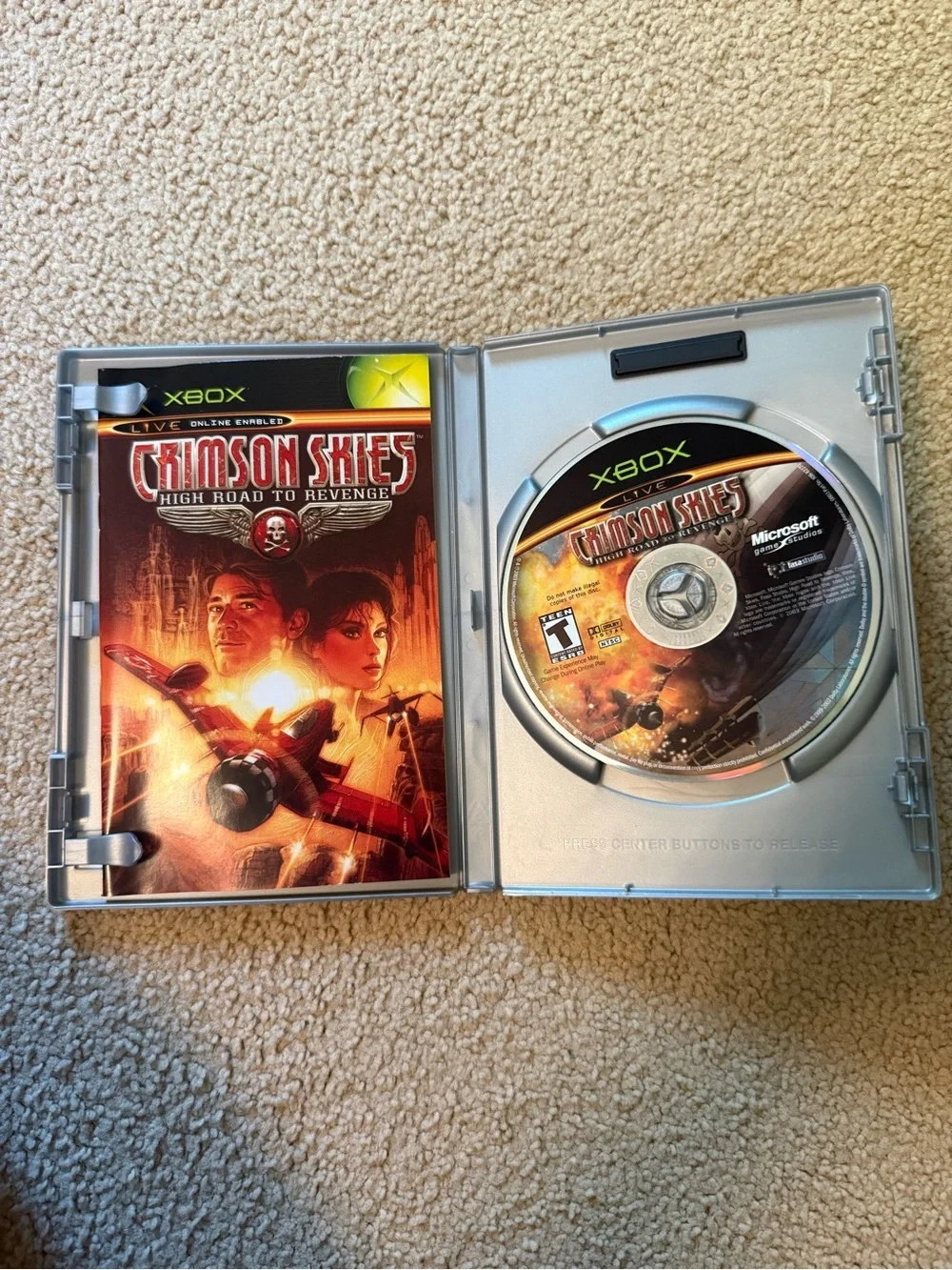 Crimson Skies High Road to Revenge | XBOX | Vintage Video Game
